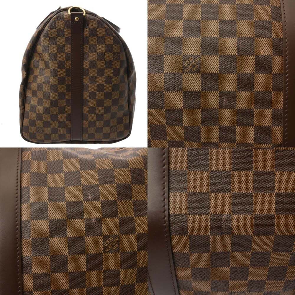 LOUIS VUITTON Authentic Brown Damier Canvas Boston Bag - Picture 9 of 11